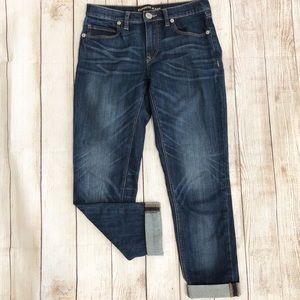 Express Girlfriend Jean Size 0 medium wash